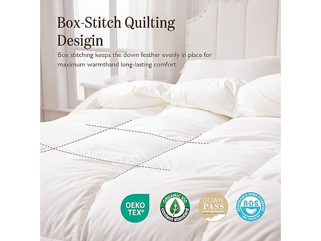 Dwr donzen dekbed (240 x 260 cm) - afbeelding 4 van  4