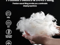 Dwr ganzendons dekbed 135 x 200 cm - afbeelding 4 van  5