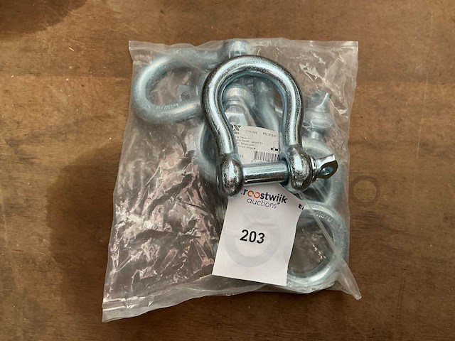Dx 600-19e verzinkte harpsluitingen 19 mm (5x) - afbeelding 1 van  1