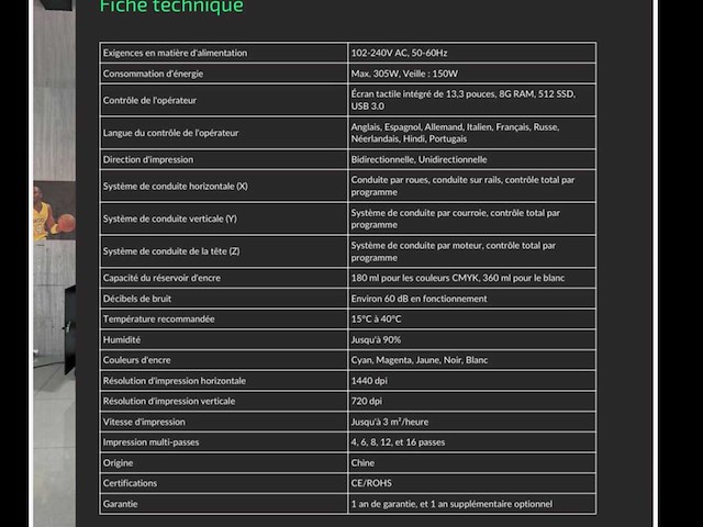 Dxonjet vpjet4.0 uv led inkjet wandprinter - afbeelding 18 van  25