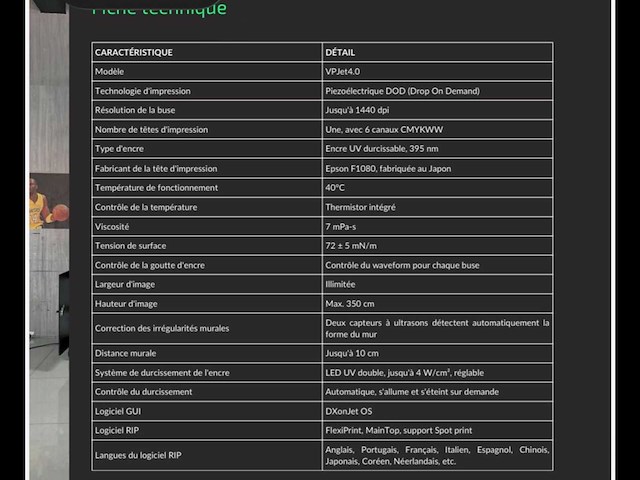 Dxonjet vpjet4.0 uv led inkjet wandprinter - afbeelding 17 van  25