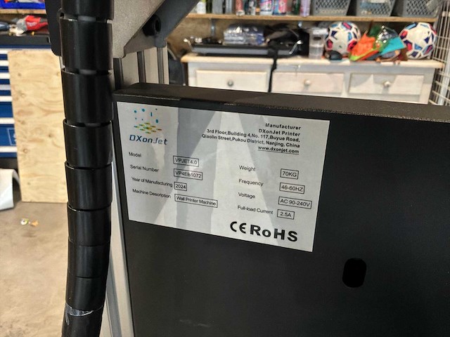 Dxonjet vpjet4.0 uv led inkjet wandprinter - afbeelding 25 van  25