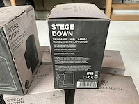 Dyberg larsen stege down wandlamp mat zwart (8x) - afbeelding 4 van  4
