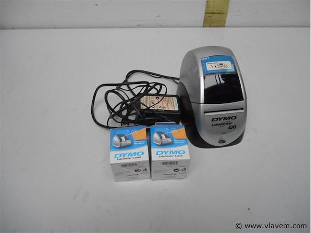 Dymo 320 labelmaker 90795 voeding printrollen - afbeelding 1 van  2