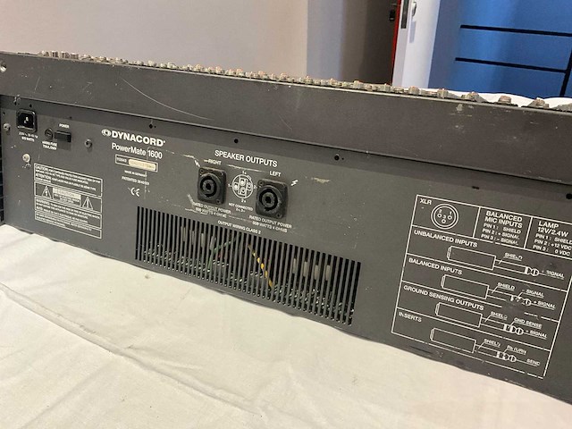 Dynacord powermate 1600 analoge mengtafel - afbeelding 3 van  4