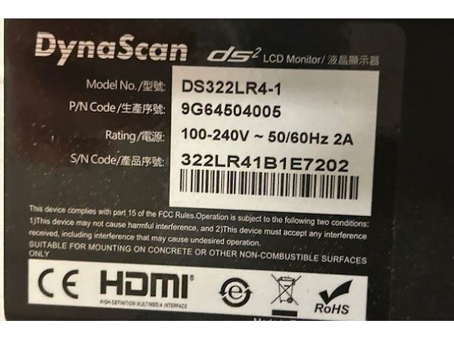 Dynascan ds² led monitor - afbeelding 4 van  5