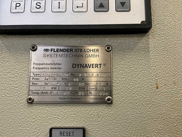 Dynavert 2t3a83400 018 frequentieregelaar - afbeelding 5 van  8