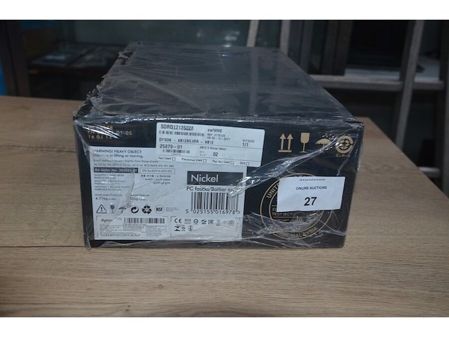 Dyson ab12 nickel airblade v handdroger (b422) - afbeelding 3 van  4