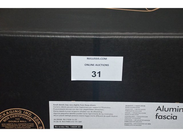 Dyson airblade ab01 aluminium handdroger (b421) - afbeelding 2 van  5