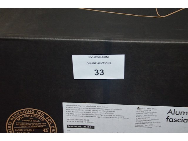 Dyson airblade ab01 aluminium handdroger (b421) - afbeelding 2 van  5