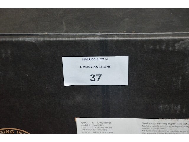 Dyson airblade ab03 steel handdroger (b421) - afbeelding 2 van  5
