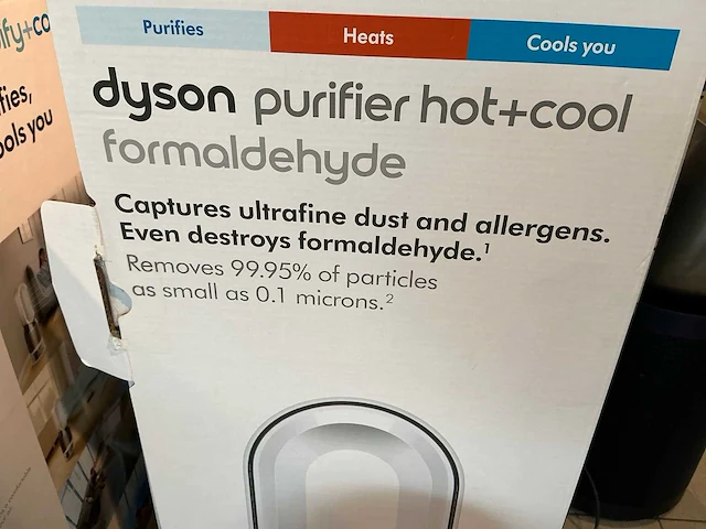 Dyson hot+cool formaldehyde hp09 luchtreiniger - afbeelding 4 van  5