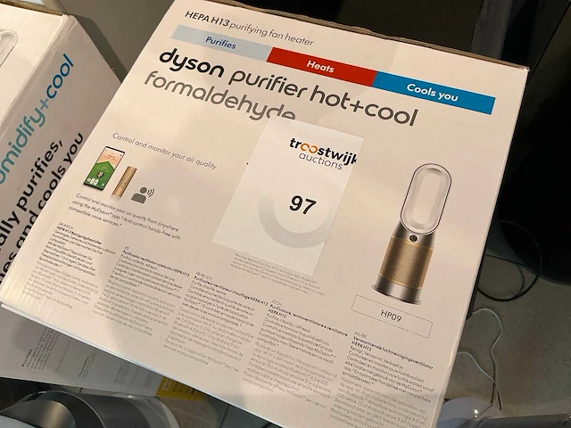 Dyson hot+cool formaldehyde hp09 luchtreiniger - afbeelding 5 van  5