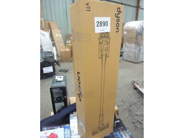 Dyson v11 fluffy 610 w stickstofzuiger rood en paars - afbeelding 2 van  10