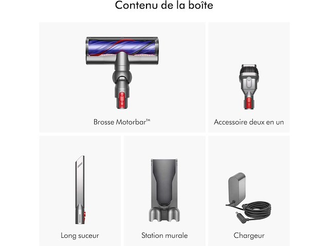 Dyson v11 geavanceerde™ draadloze stofzuiger – 200 aw, 60 minuten levensduur - afbeelding 5 van  6