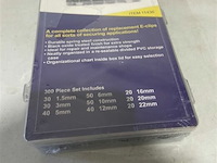 E-clip borg ringen assortiment 300 delig - afbeelding 2 van  3