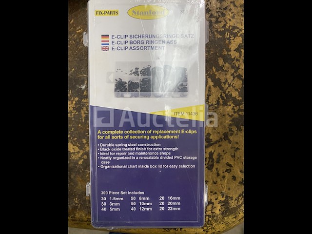 E-clip borgringen assortiment 300 delig - afbeelding 2 van  2