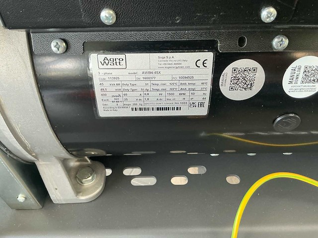 E-power awb4-45x aftakas generator - pto generator - afbeelding 5 van  14