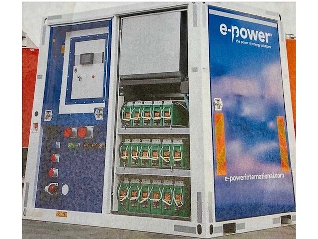 E-power p-grid 160kva/69kwh hybride stroomaggregaat - afbeelding 1 van  11