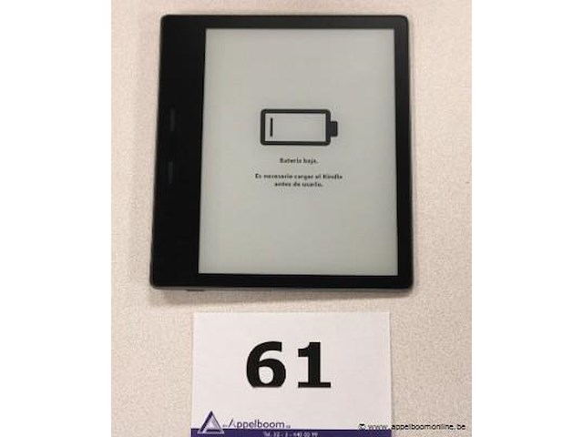 E-reader kindle, zonder kabels, werking niet gekend - afbeelding 1 van  2