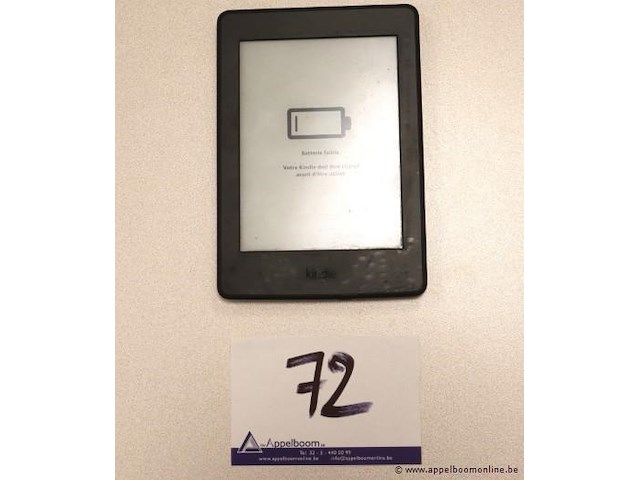 E-reader kindle, zonder kabels, werking niet gekend - afbeelding 1 van  2