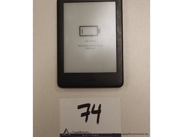 E-reader kindle, zonder kabels, werking niet gekend - afbeelding 1 van  2