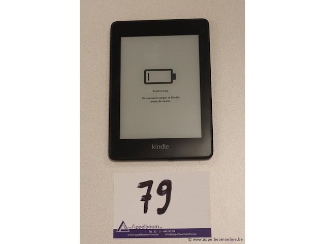 E-reader kindle, zonder kabels, werking niet gekend - afbeelding 1 van  3