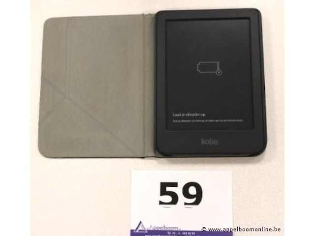 E-reader kobo, zonder kabels, werking niet gekend - afbeelding 1 van  3