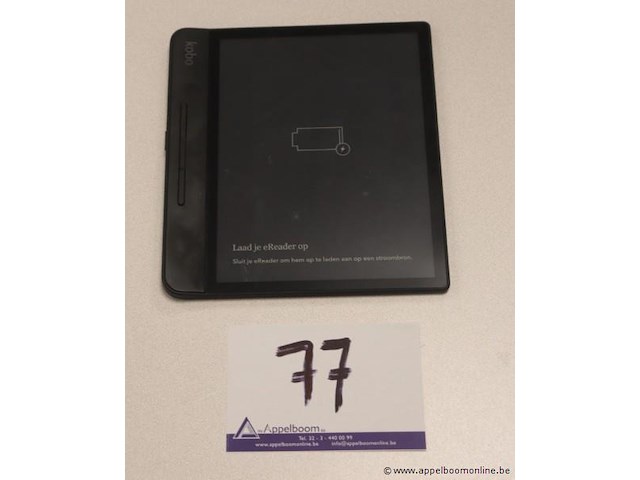E-reader kobo, zonder kabels, werking niet gekend - afbeelding 1 van  3