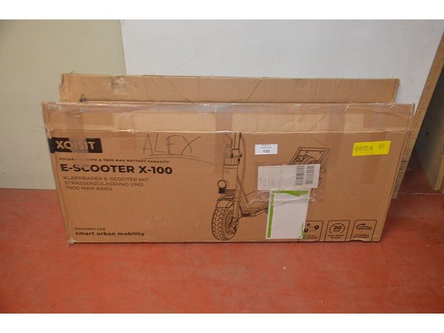 E-scooter xqisit x-100 zonder lader (b437) - afbeelding 9 van  9