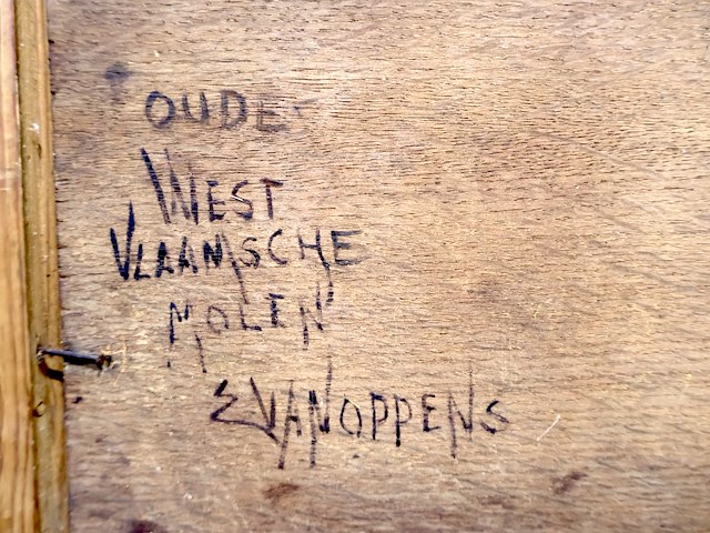 E. vanoppens - oude vlaamsche molen - afbeelding 7 van  7