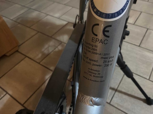 E4 motion elektrische plooifiets - afbeelding 6 van  6