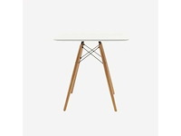 Eames-tafel - slimka vierkante tafel met 60x60 vierkante bladen - wit blad - afbeelding 2 van  5