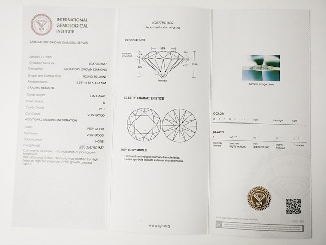 Earrings 2.19ct - afbeelding 7 van  8