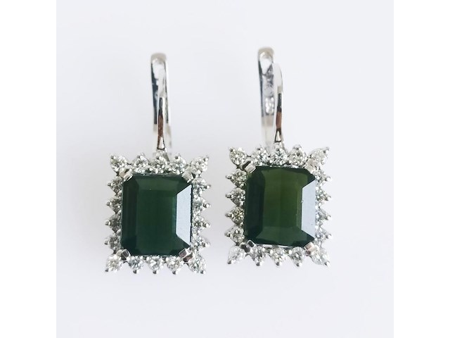 Earrings 6.01ct - afbeelding 1 van  7