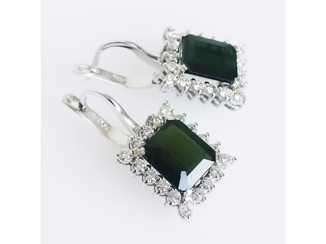 Earrings 6.01ct - afbeelding 3 van  7
