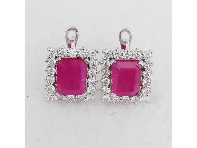 Earrings 7.29ct - afbeelding 1 van  7