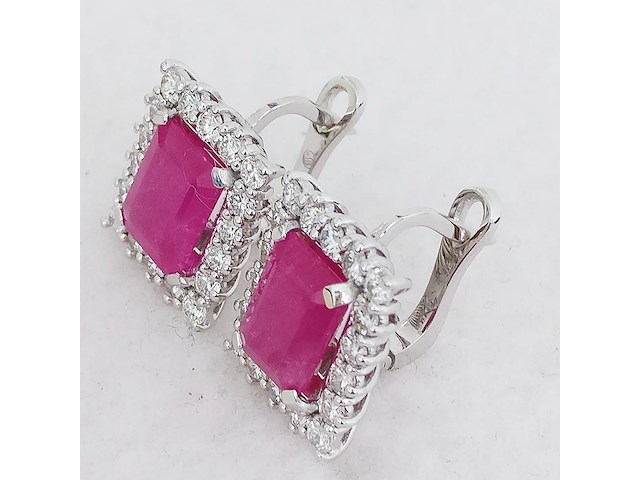 Earrings 7.29ct - afbeelding 2 van  7