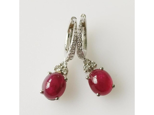 Earrings 7.40ct - afbeelding 1 van  6