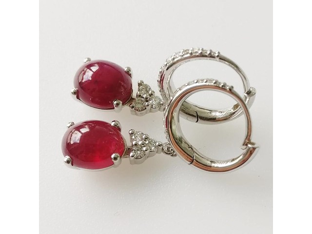 Earrings 7.40ct - afbeelding 4 van  6