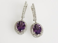 Earrings amethyst - afbeelding 1 van  6