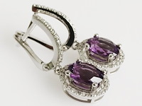 Earrings amethyst - afbeelding 2 van  6