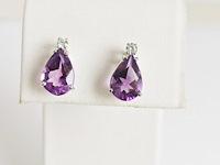 Earrings amethyst - afbeelding 2 van  7