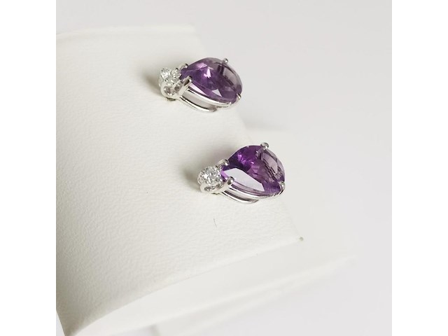 Earrings amethyst - afbeelding 5 van  7