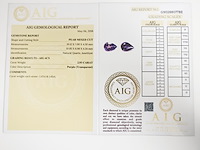Earrings amethyst - afbeelding 7 van  7