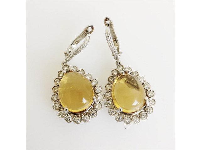 Earrings citrine - afbeelding 1 van  7