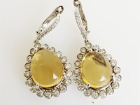 Earrings citrine - afbeelding 1 van  7
