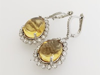 Earrings citrine - afbeelding 4 van  7