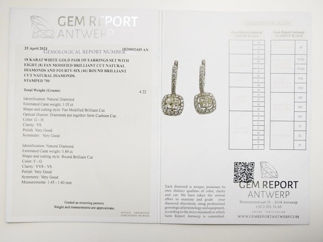Earrings diamond - afbeelding 7 van  7