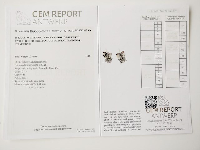 Earrings diamond - afbeelding 7 van  7